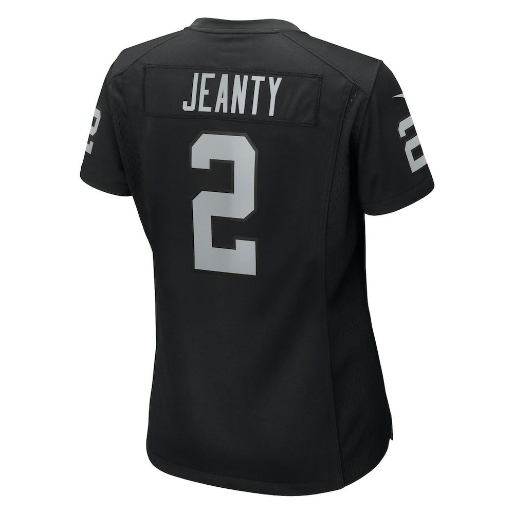 Ashton Jeanty Las Vegas Raiders Women's 2025 NFL Draft First Round Pick Team Game Jersey Black - Nike