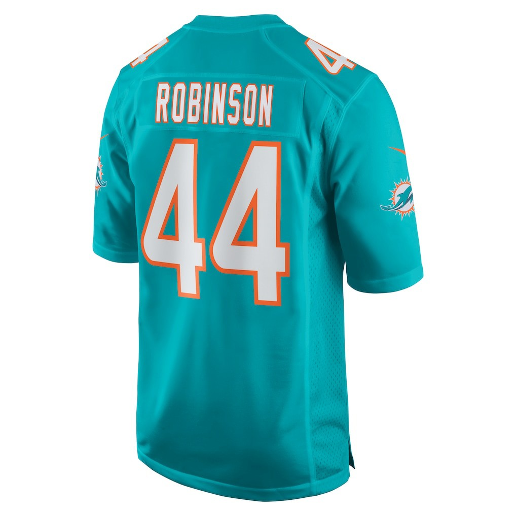 Chop Robinson Miami Dolphins Player Game Jersey - Aqua | NFL Jerseys