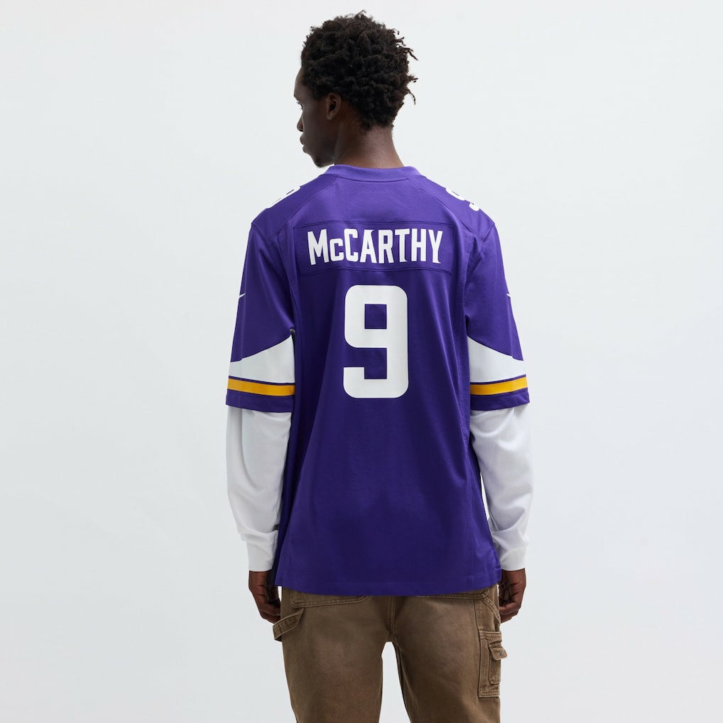 J.J. McCarthy Minnesota Vikings Player Game Jersey Purple - Nike