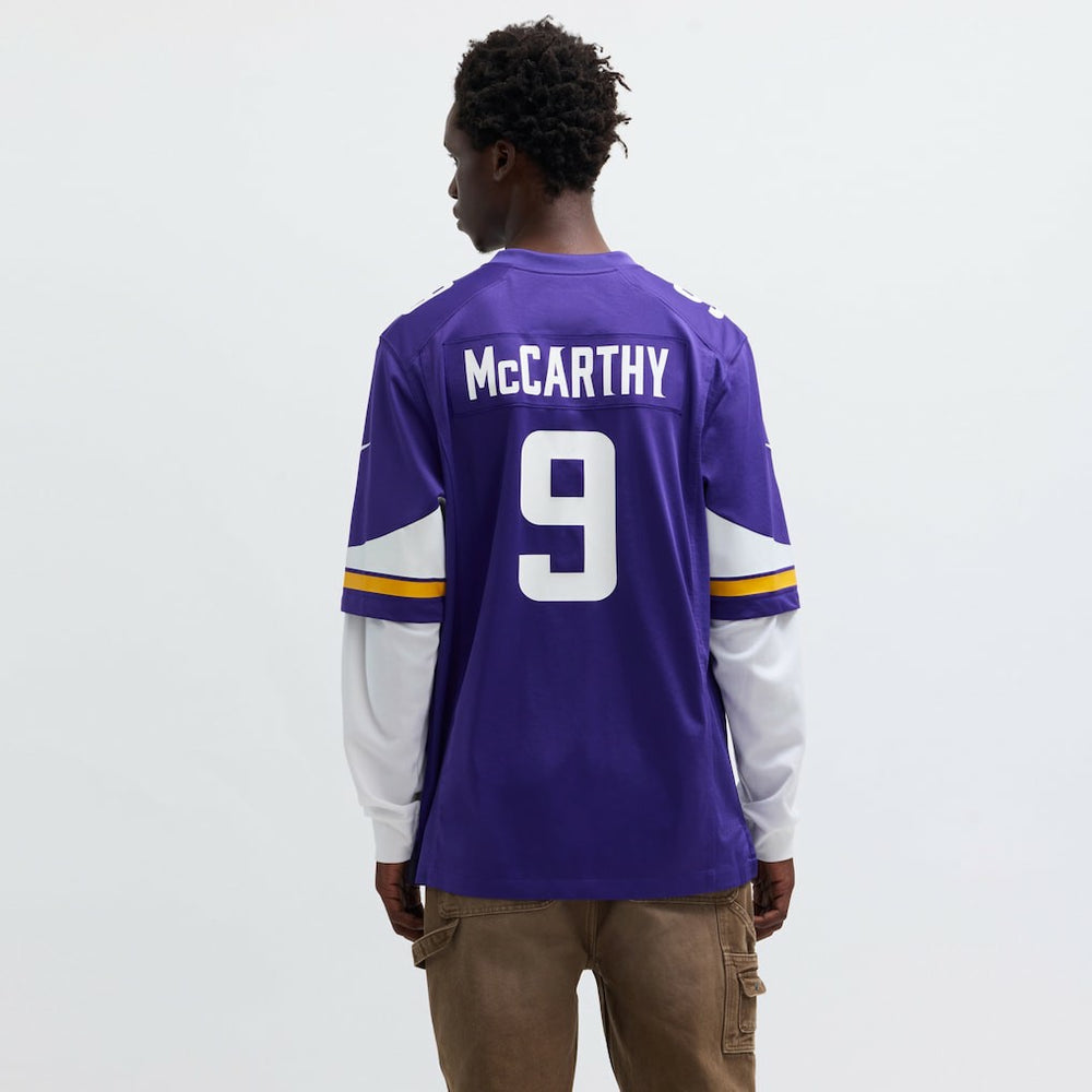 J.J. McCarthy Minnesota Vikings Player Game Jersey Purple - Nike