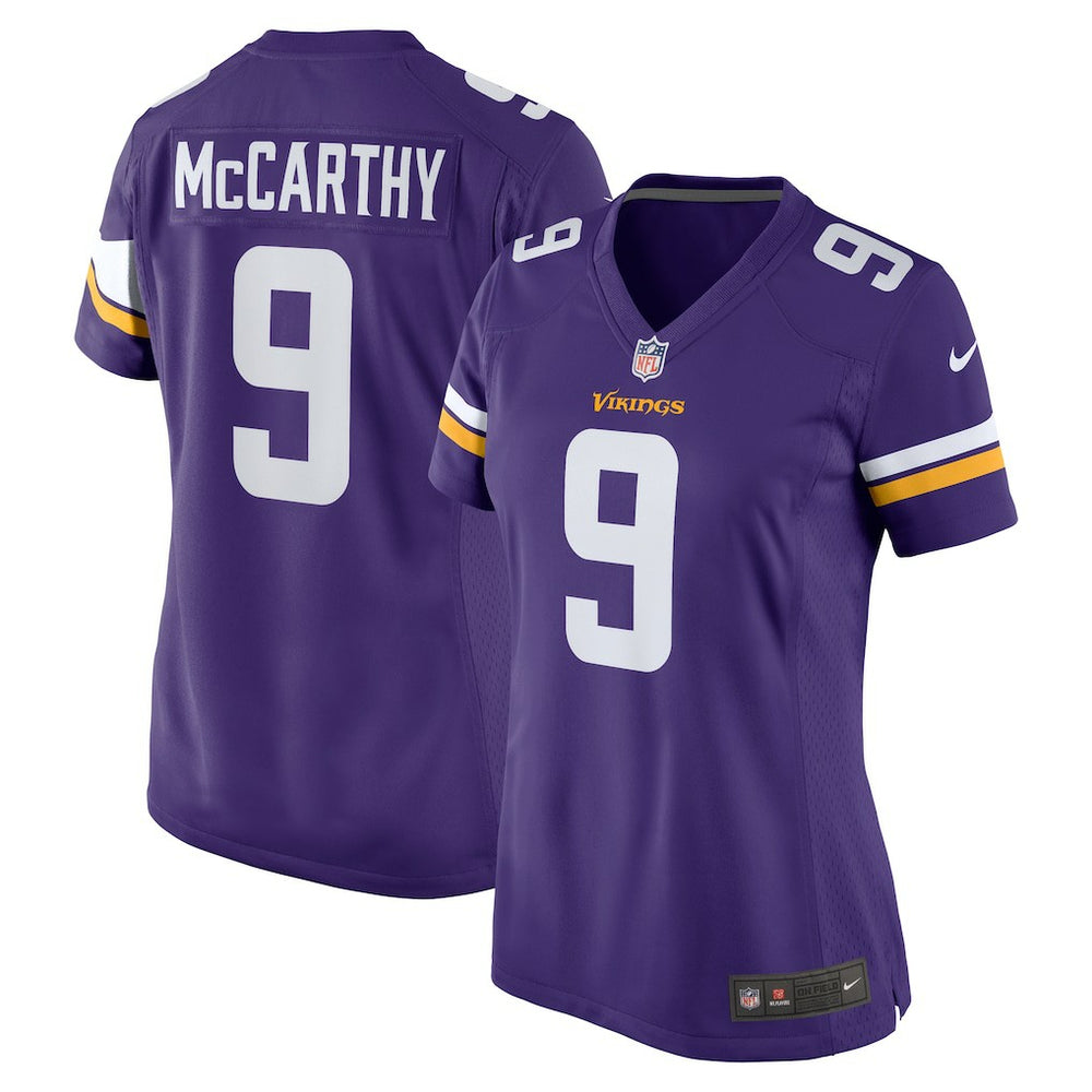 J.J. McCarthy Minnesota Vikings Women's Player Game Jersey Purple - Nike