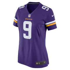 J.J. McCarthy Minnesota Vikings Women's Player Game Jersey Purple - Nike