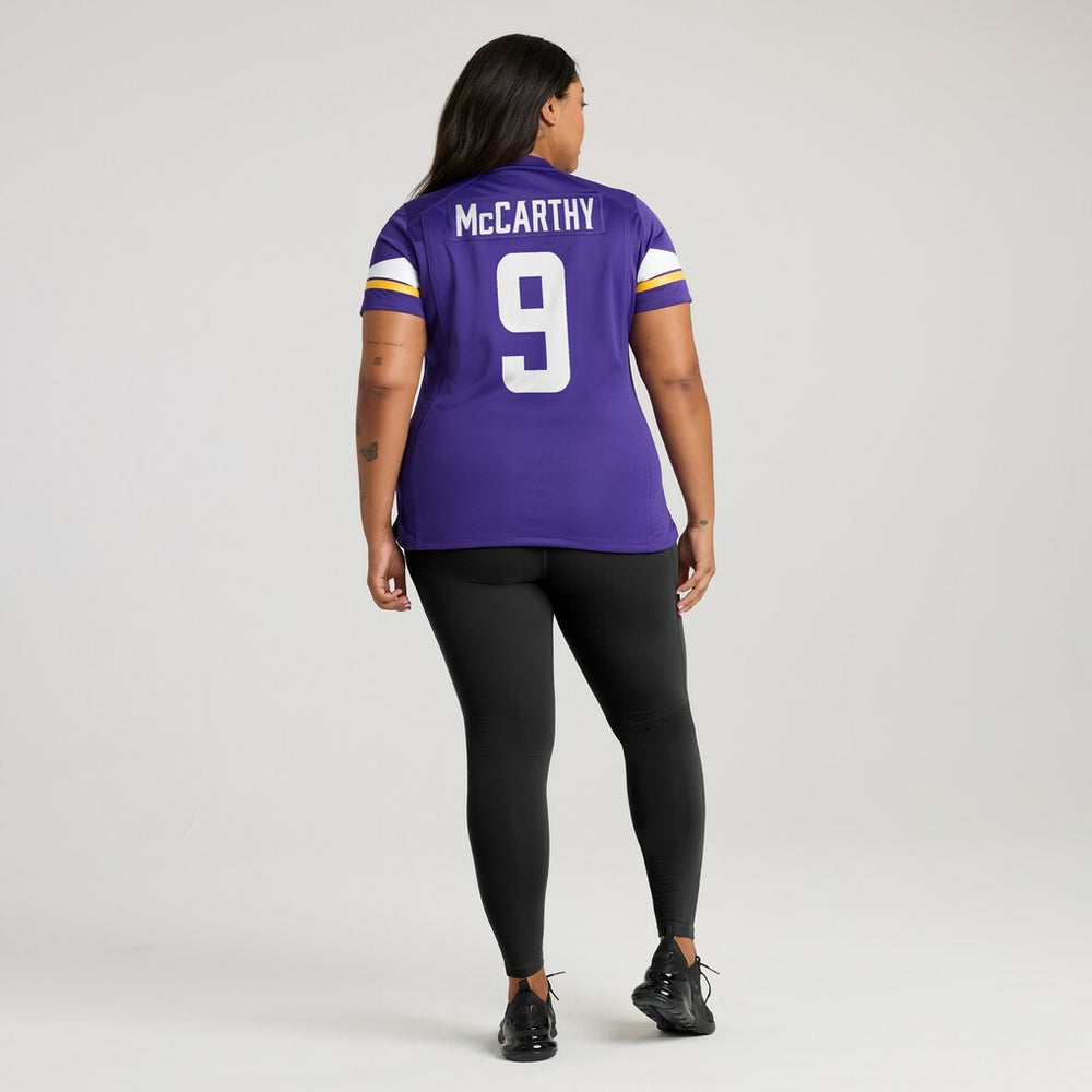J.J. McCarthy Minnesota Vikings Women's Player Game Jersey Purple - Nike