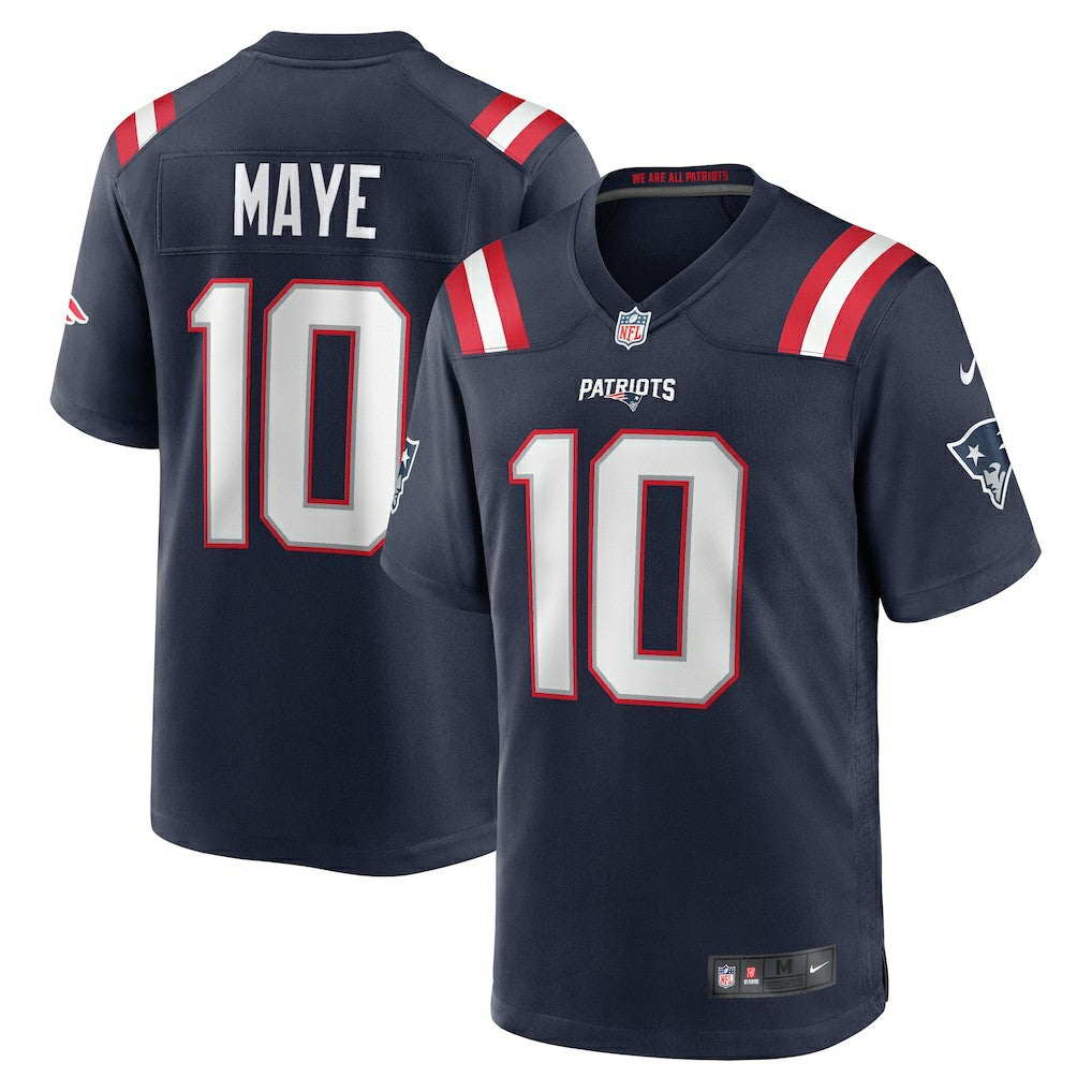 Drake Maye New England Patriots Player Game Jersey Navy - Nike