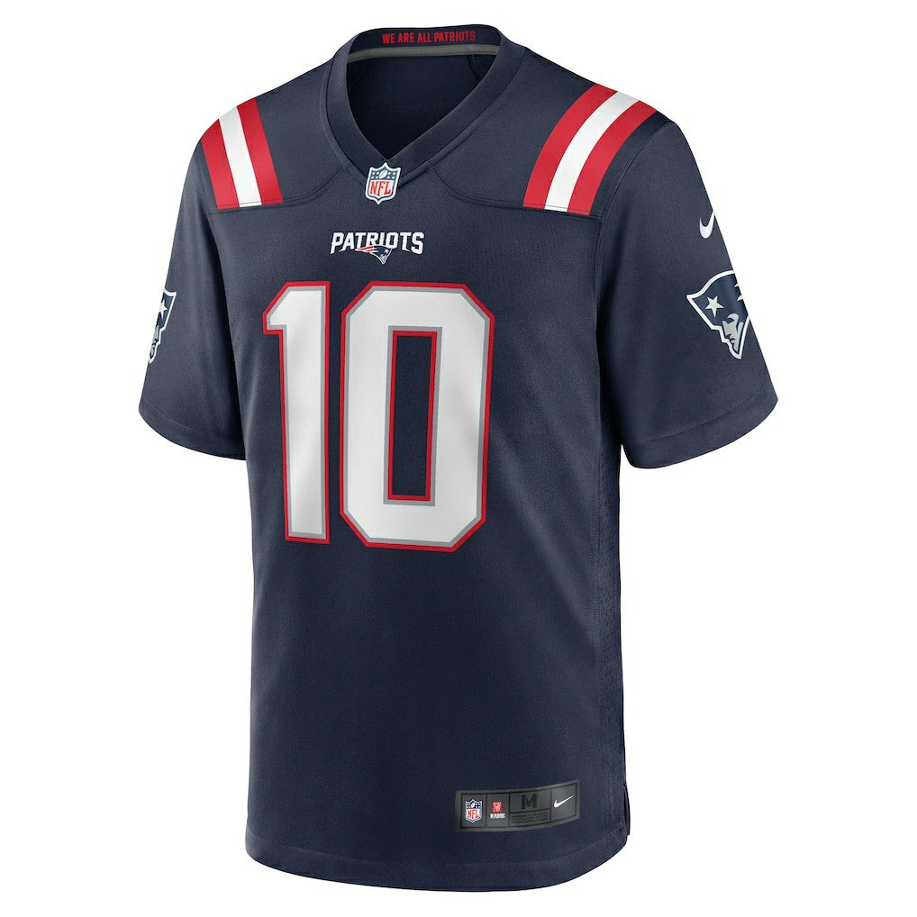 Drake Maye New England Patriots Player Game Jersey Navy - Nike