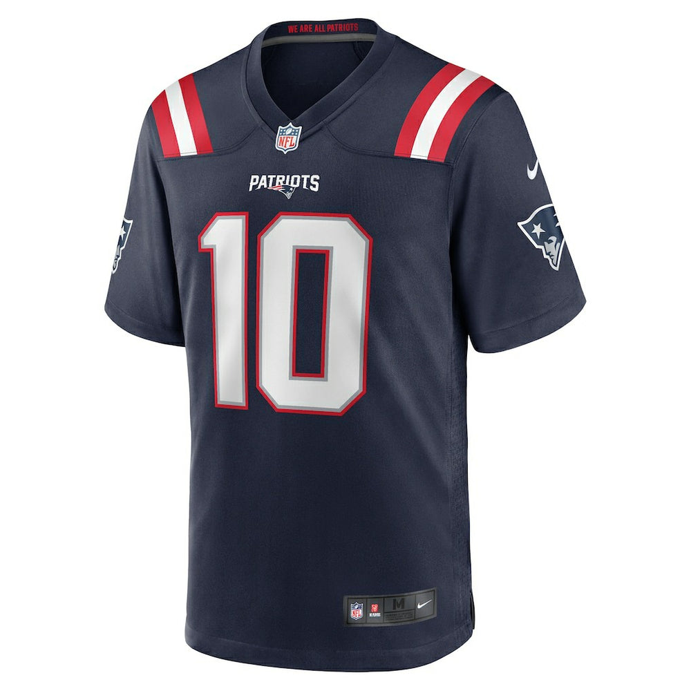 Drake Maye New England Patriots Player Game Jersey Navy - Nike