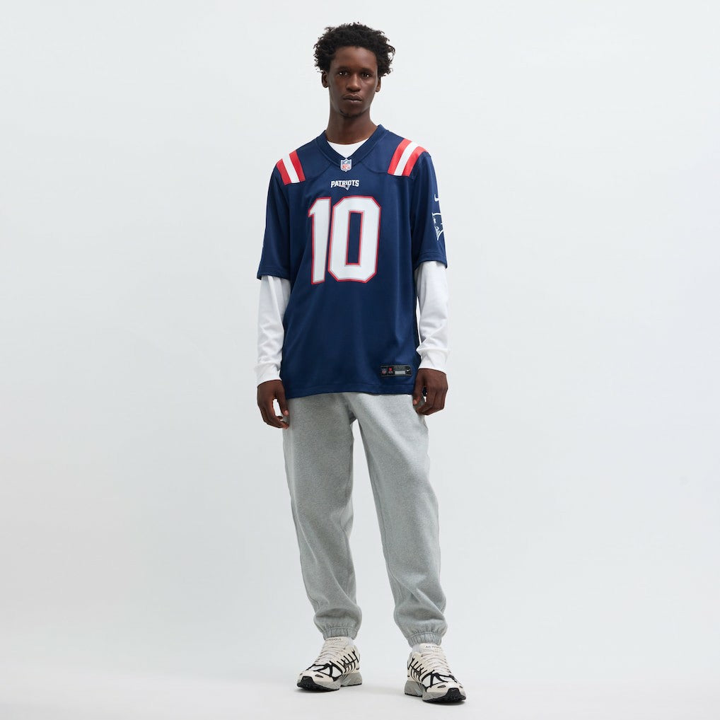Drake Maye New England Patriots Player Game Jersey Navy - Nike