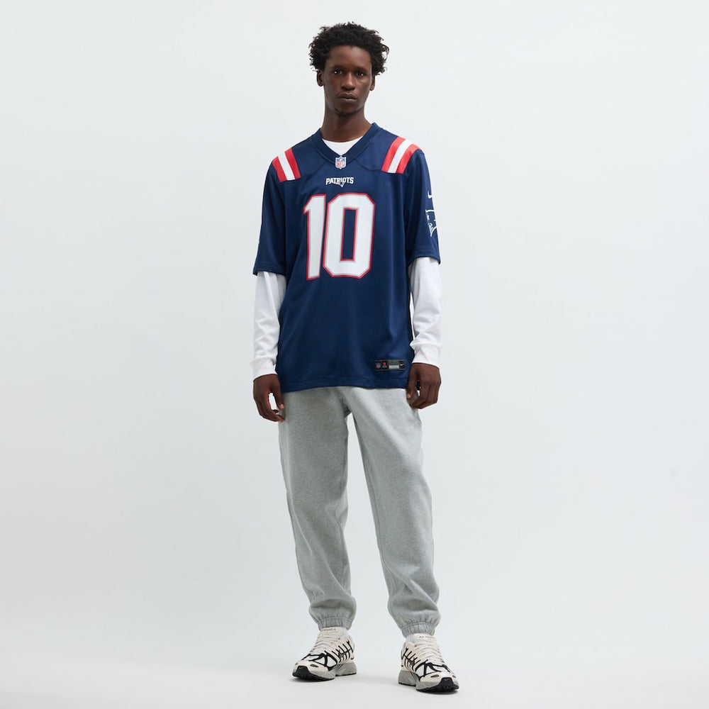 Drake Maye New England Patriots Player Game Jersey Navy - Nike
