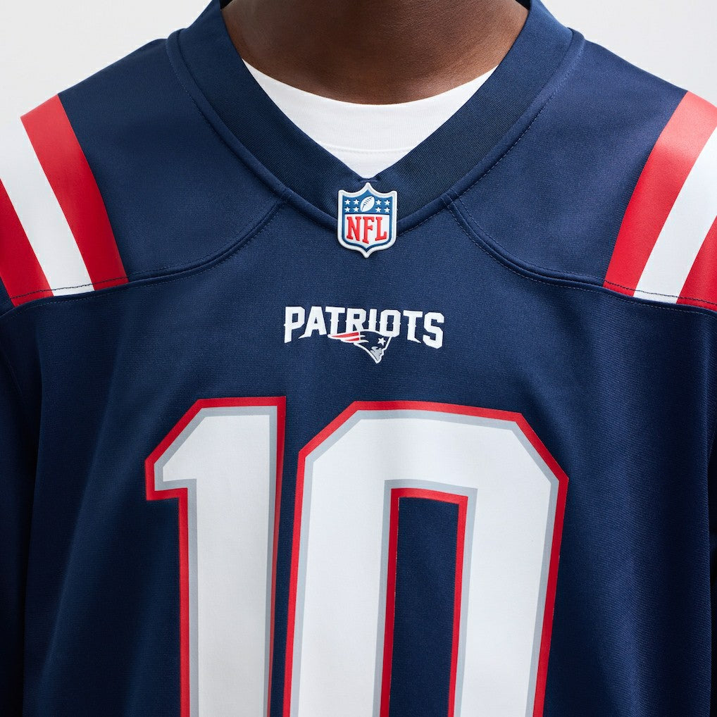 Drake Maye New England Patriots Player Game Jersey Navy - Nike