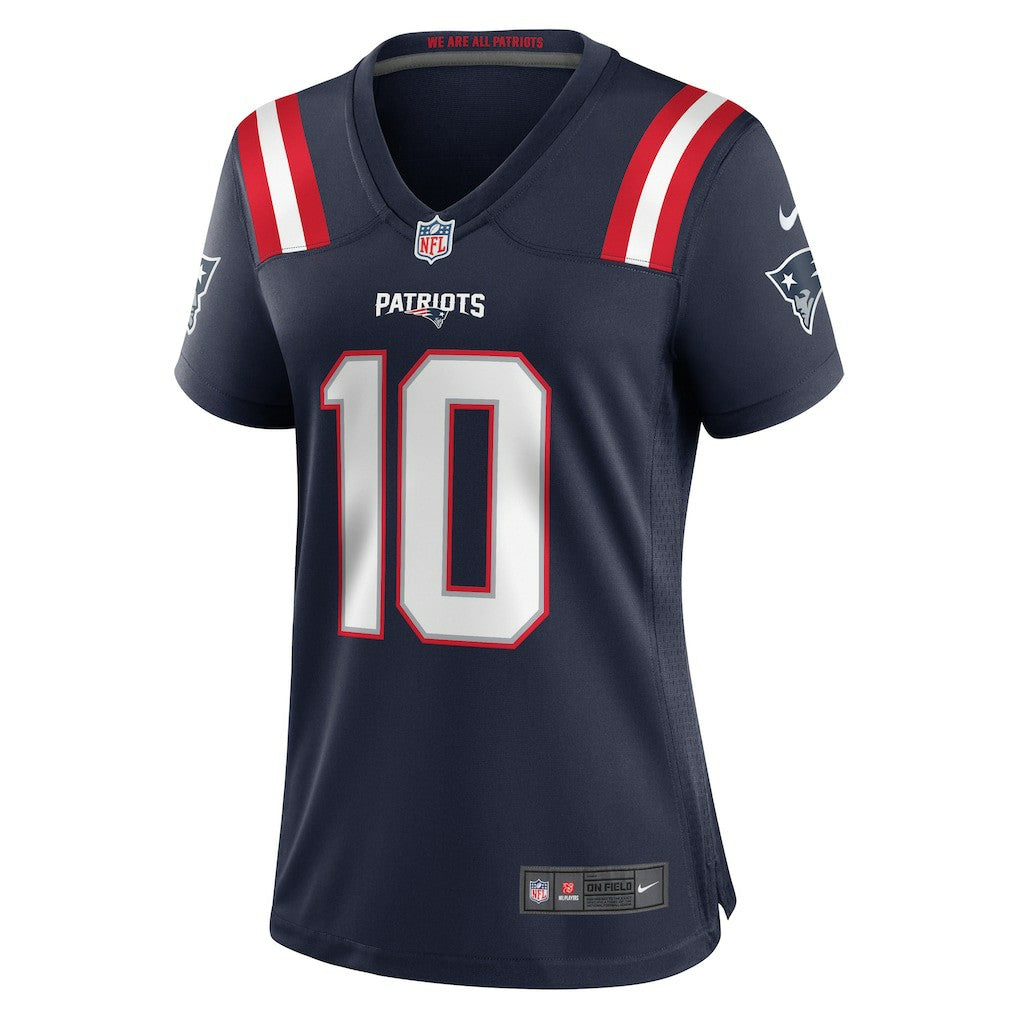 Drake Maye New England Patriots Women's Player Game Jersey Navy - Nike