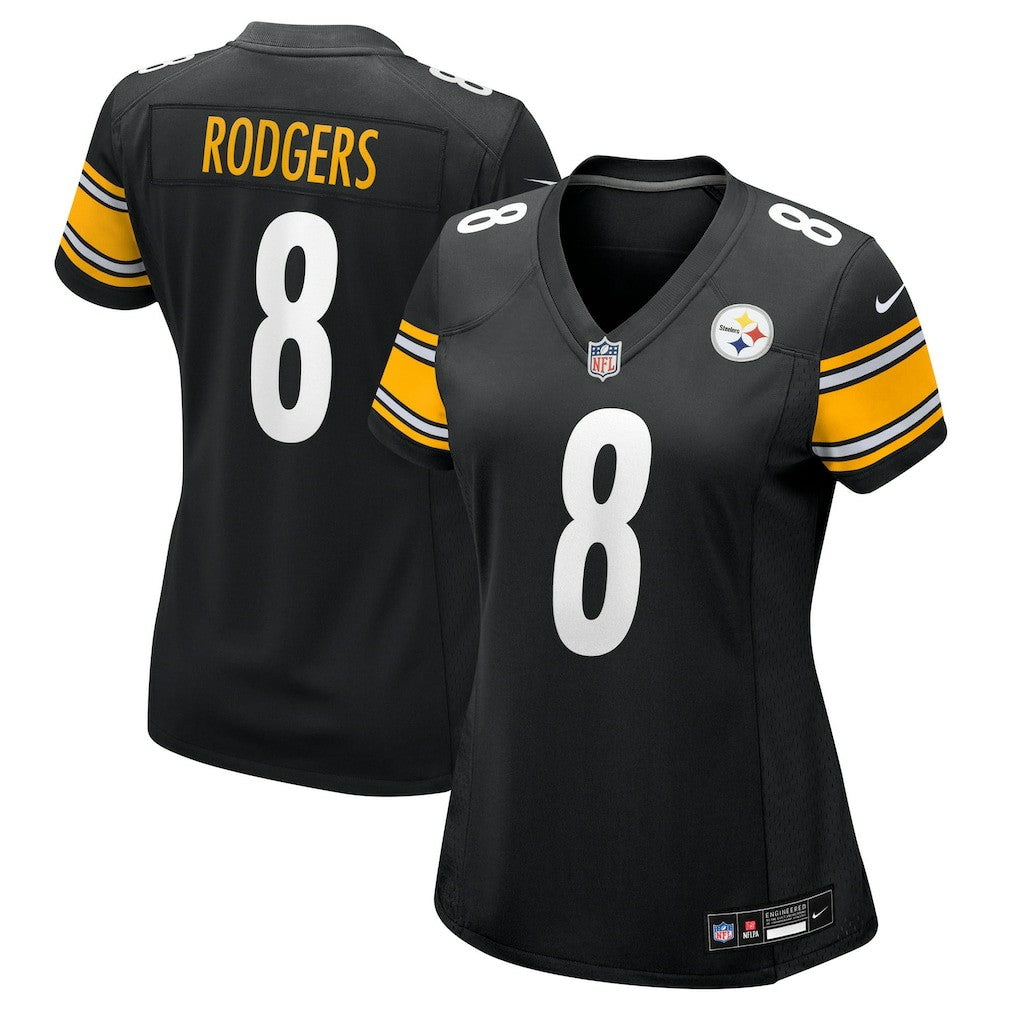 Aaron Rodgers Pittsburgh Steelers Women's Game Jersey Black - Nike