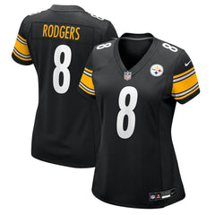 Aaron Rodgers Pittsburgh Steelers Women's Game Jersey Black - Nike
