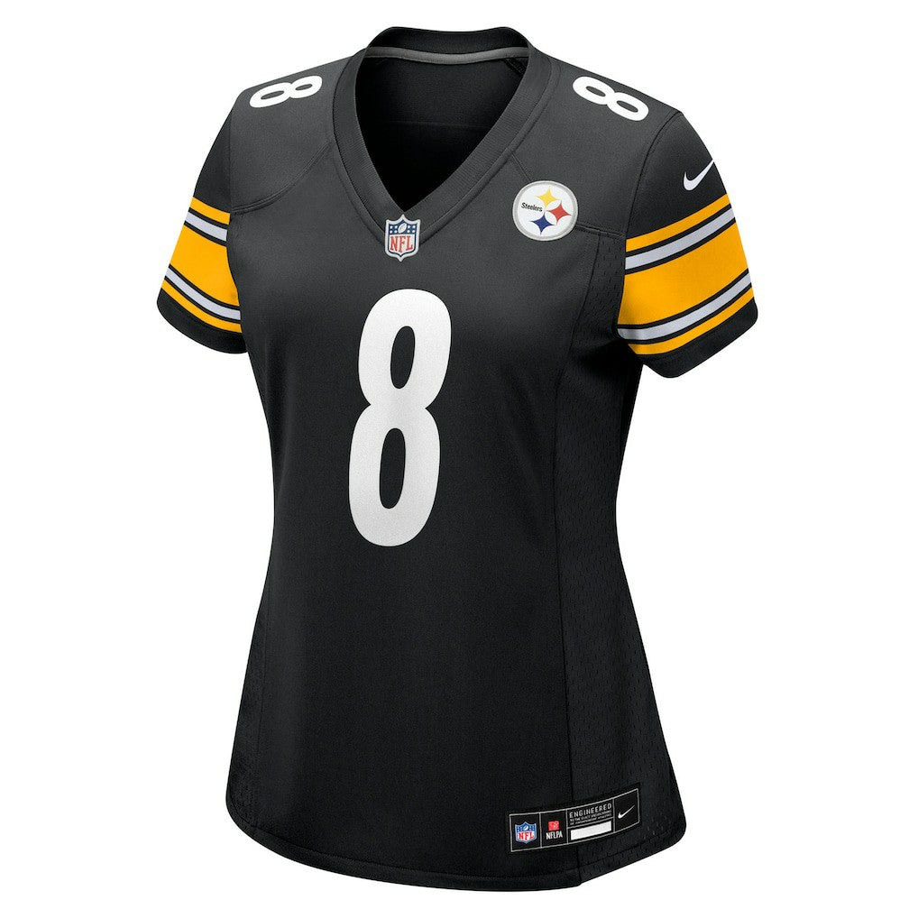 Aaron Rodgers Pittsburgh Steelers Women's Game Jersey - Black | NFL Jerseys