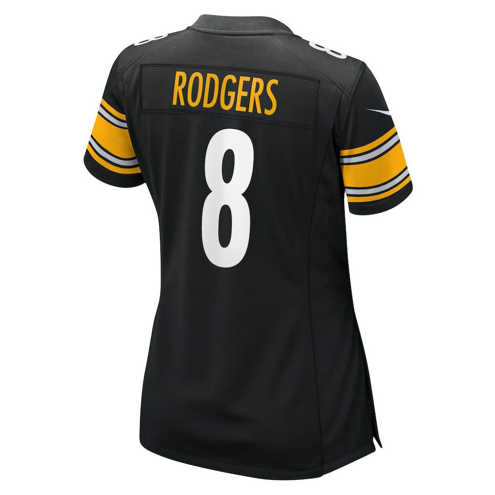 Aaron Rodgers Pittsburgh Steelers Women's Game Jersey - Black | NFL Jerseys