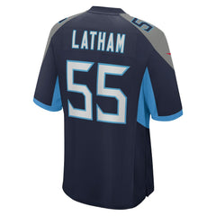 JC Latham Tennessee Titans Player Game Jersey Navy - Nike