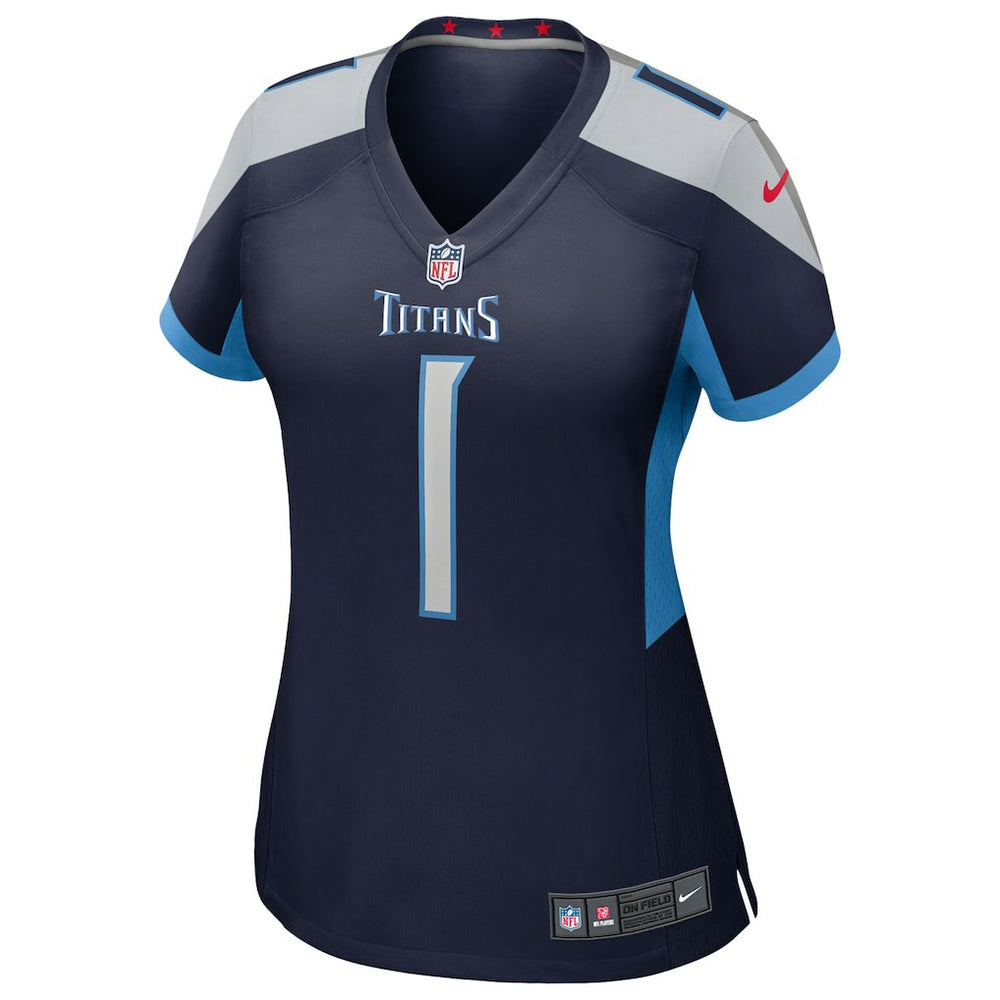 Cameron Ward Tennessee Titans Women's 2025 NFL Draft First Round Pick Alternate Game Jersey Navy - Nike