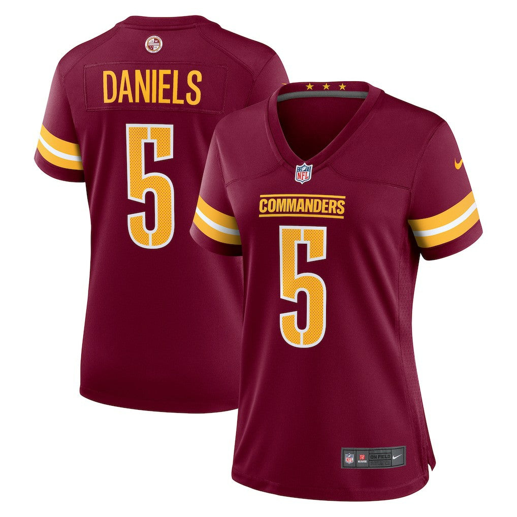 Jayden Daniels Washington Commanders Women's Player Game Jersey Burgundy - Nike