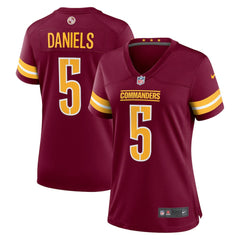Jayden Daniels Washington Commanders Women's Player Game Jersey Burgundy - Nike