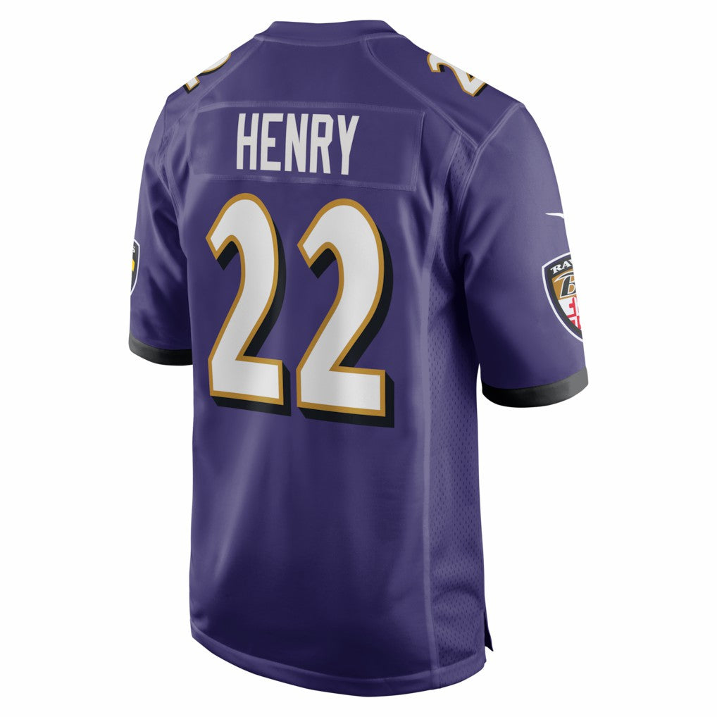 Derrick Henry Baltimore Ravens Game Player Jersey - Purple | NFL Jerseys