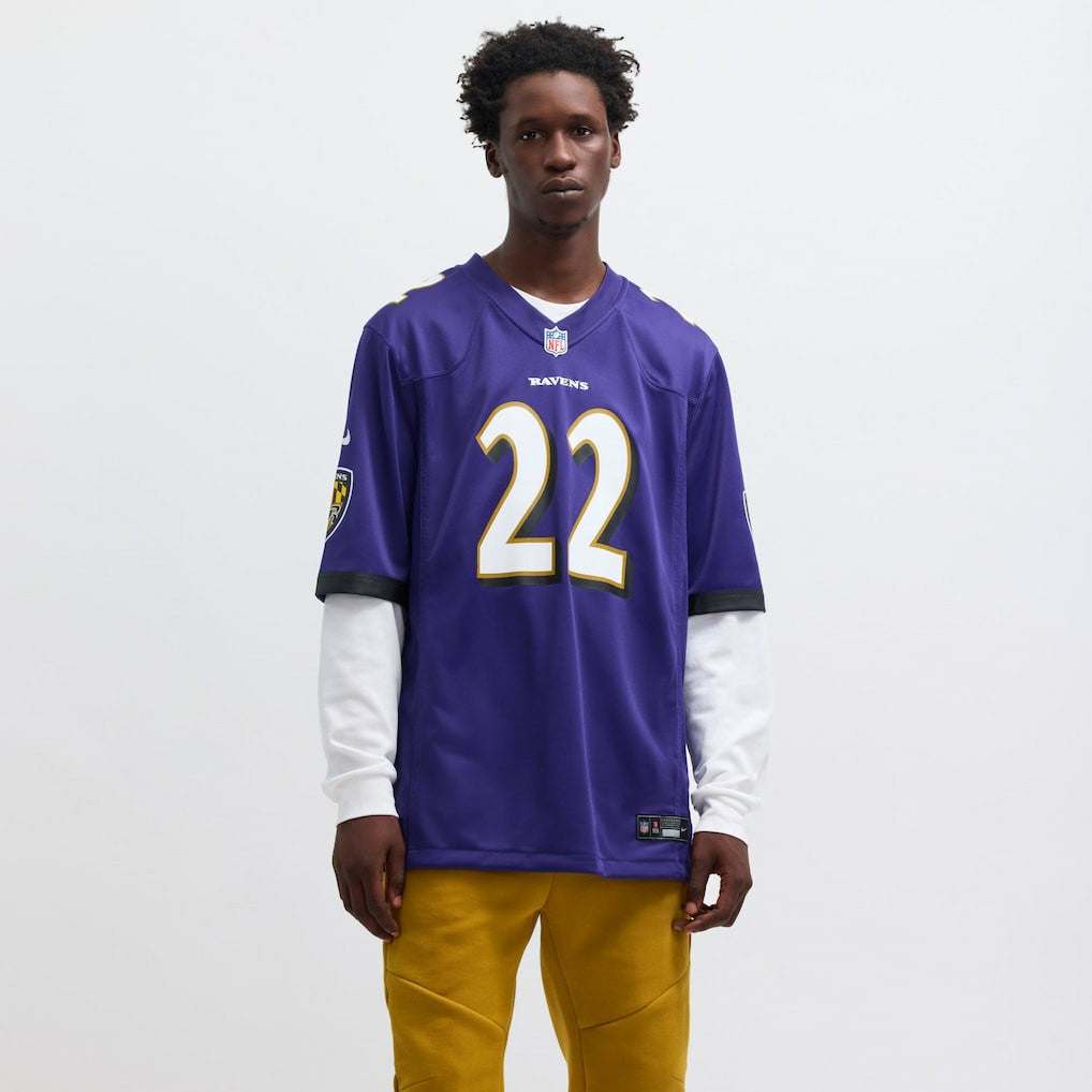 Derrick Henry Baltimore Ravens Game Player Jersey - Purple | NFL Jerseys