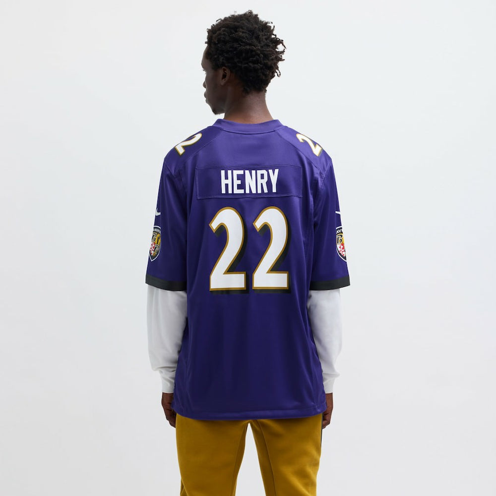 Derrick Henry Baltimore Ravens Game Player Jersey Purple - Nike