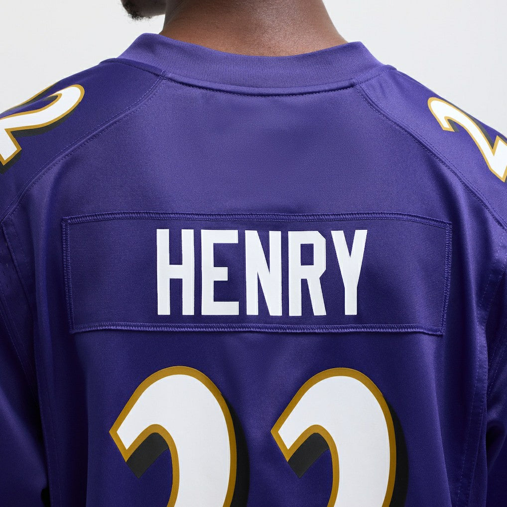 Derrick Henry Baltimore Ravens Game Player Jersey Purple - Nike