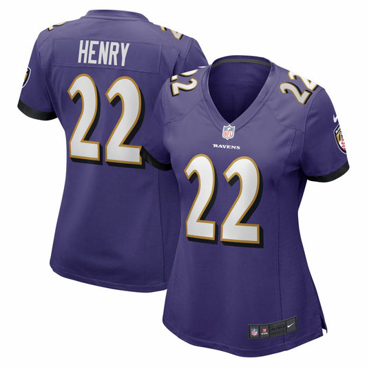 Derrick Henry Baltimore Ravens Women's Game Player Jersey - Purple | NFL Jerseys