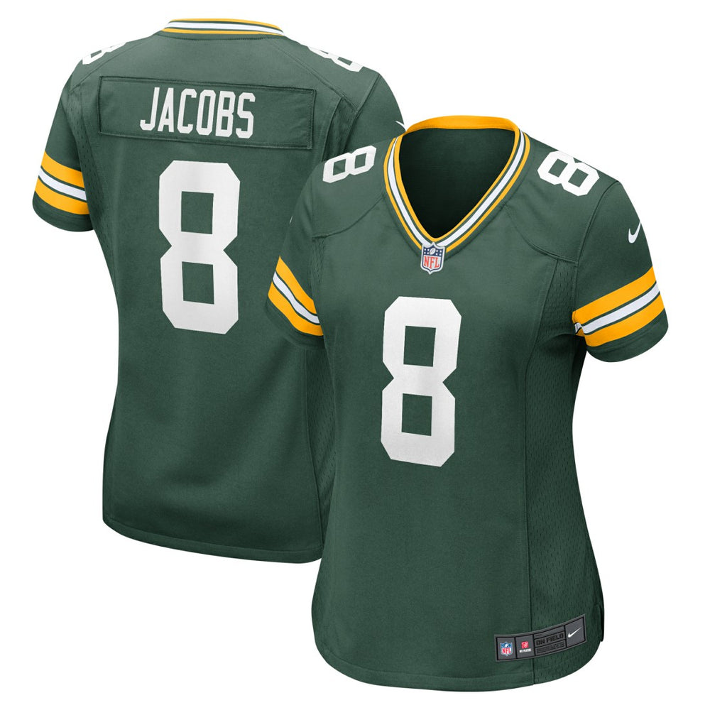 Josh Jacobs Green Bay Packers Women's Team Game Jersey Green - Nike