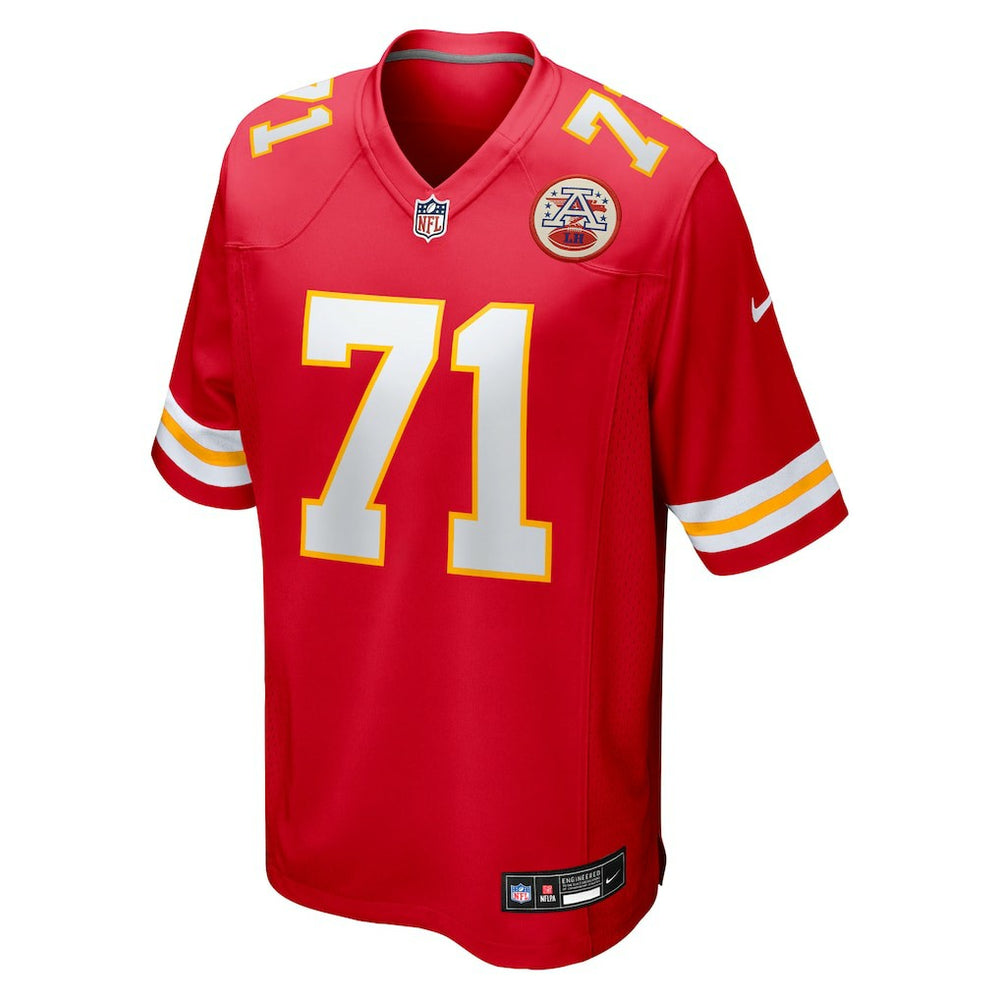 Josh Simmons Kansas City Chiefs 2025 NFL Draft First Round Pick Game Jersey Red - Nike