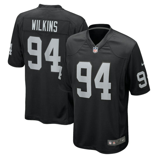 Christian Wilkins Las Vegas Raiders Team Game Jersey - Black | NFL Jerseys