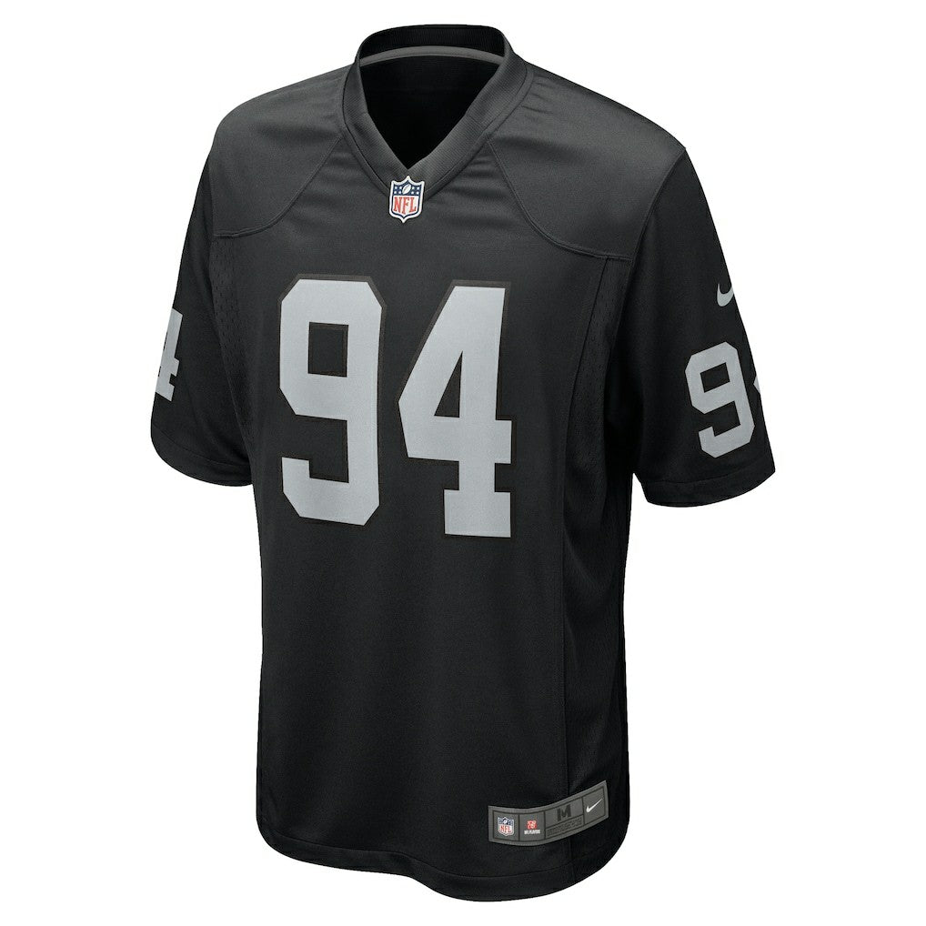 Christian Wilkins Las Vegas Raiders Team Game Jersey Black - Nike