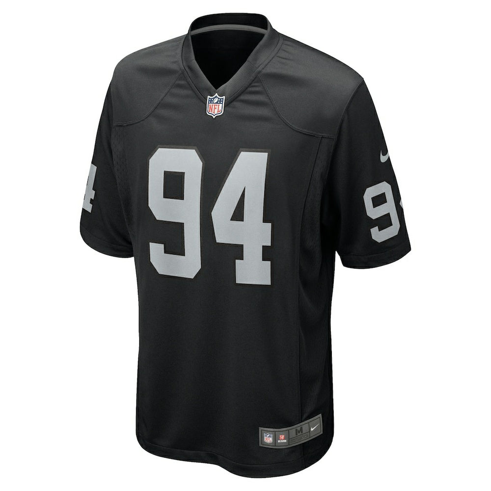 Christian Wilkins Las Vegas Raiders Team Game Jersey Black - Nike
