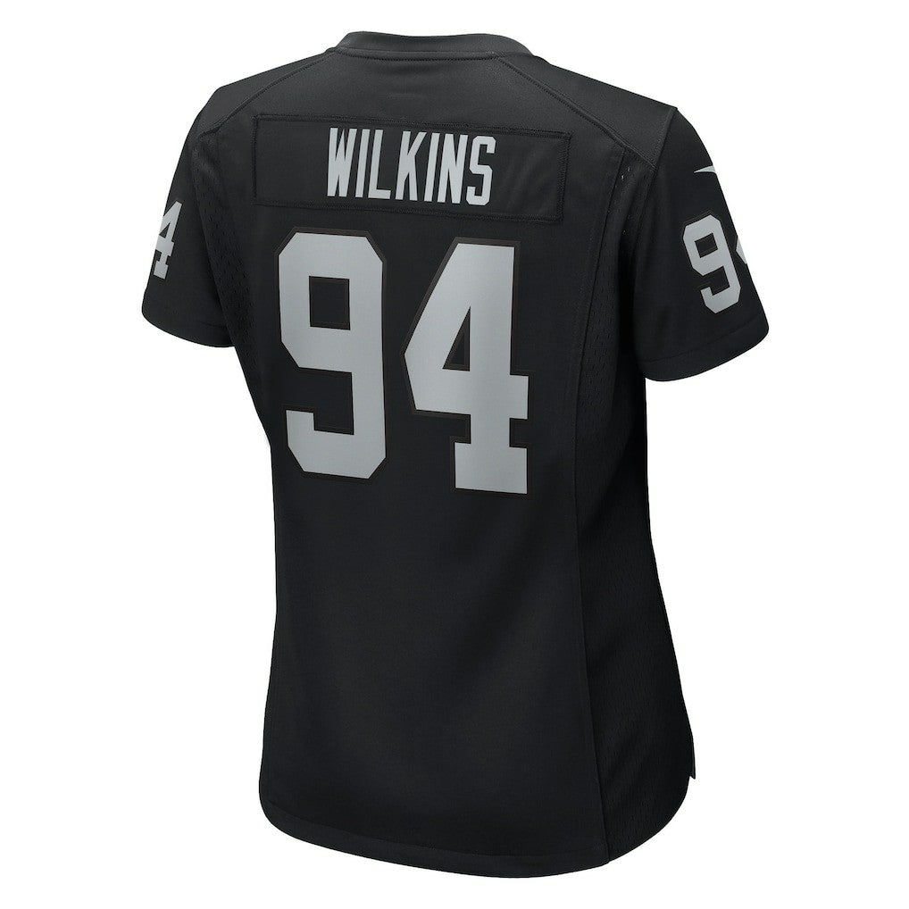 Christian Wilkins Las Vegas Raiders Women's Team Game Jersey Black - Nike
