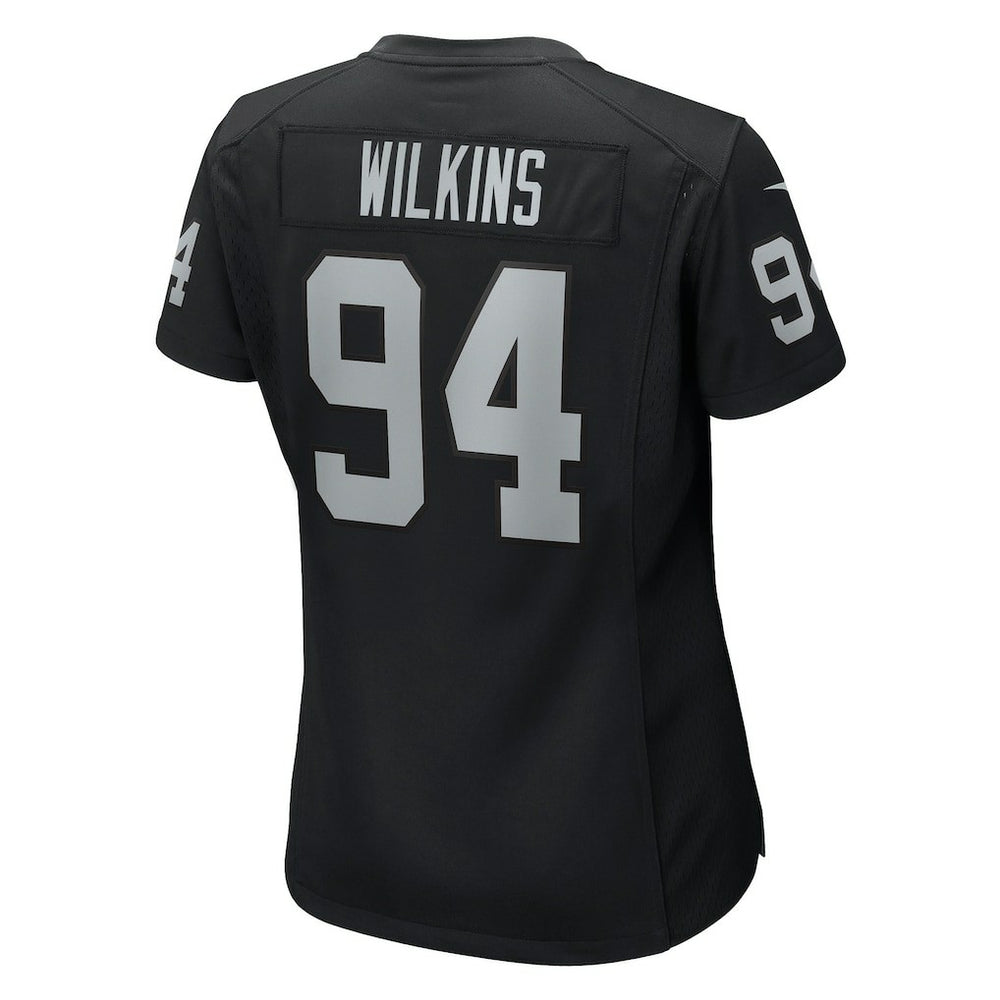 Christian Wilkins Las Vegas Raiders Women's Team Game Jersey Black - Nike
