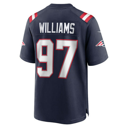 Milton Williams New England Patriots Game Player Jersey - Navy | NFL Jerseys