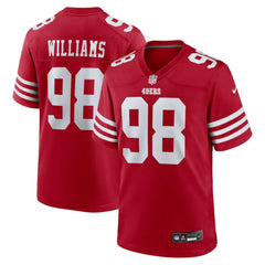 Mykel Williams San Francisco 49ers 2025 NFL Draft First Round Pick Game Jersey Scarlet - Nike