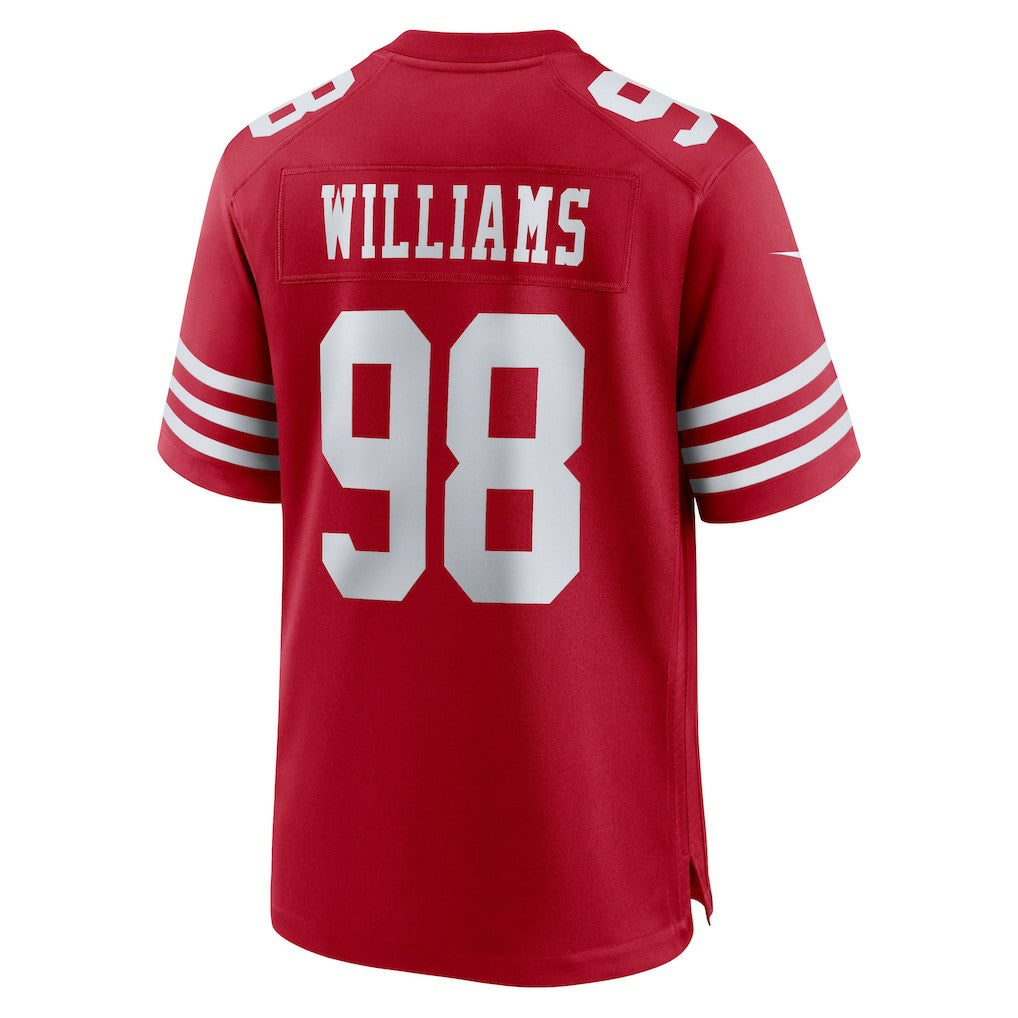 Mykel Williams San Francisco 49ers 2025 NFL Draft First Round Pick Game Jersey Scarlet - Nike