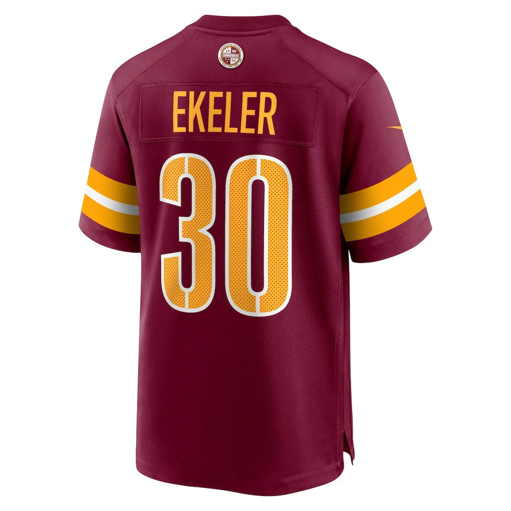 Austin Ekeler Washington Commanders Game Player Jersey Burgundy - Nike