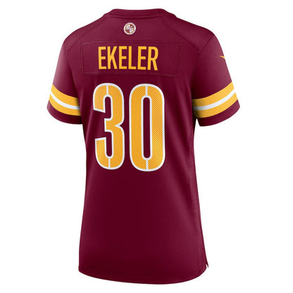 Austin Ekeler Washington Commanders Women's Game Player Jersey - Burgundy | NFL Jerseys