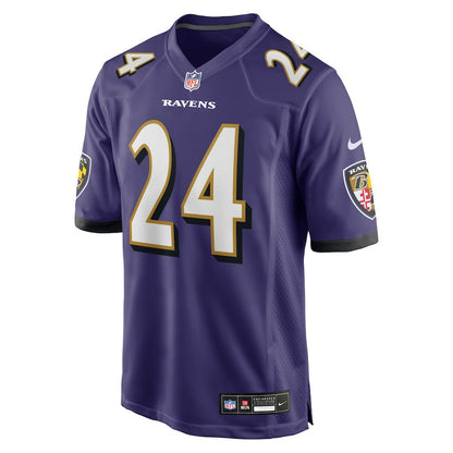Malaki Starks Baltimore Ravens 2025 NFL Draft First Round Pick Game Jersey - Purple | NFL Jerseys