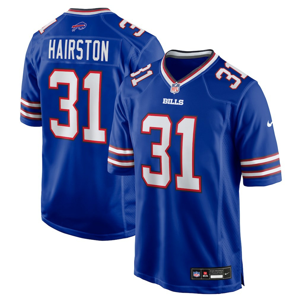 Maxwell Hairston Buffalo Bills 2025 NFL Draft First Round Pick Game Jersey Royal - Nike
