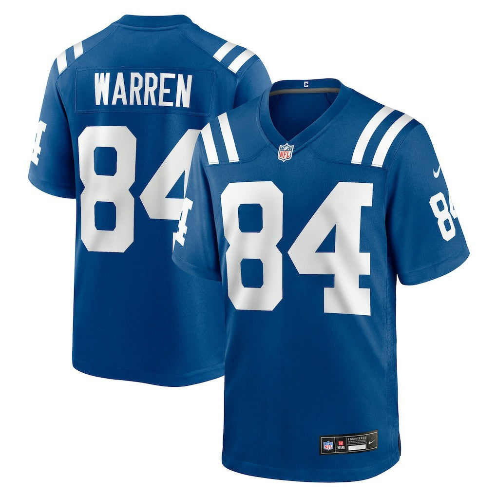 Tyler Warren Indianapolis Colts 2025 NFL Draft First Round Pick Game Jersey Royal - Nike