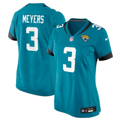 Jakobi Meyers Jacksonville Jaguars Women's Team Game Jersey Teal - Nike