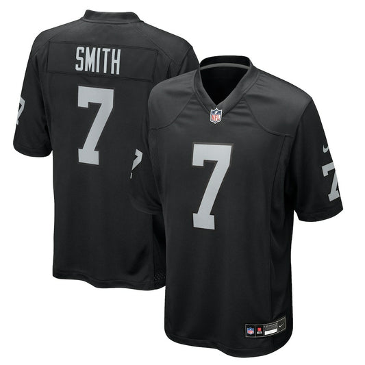 Geno Smith Las Vegas Raiders Game Player Jersey - Black | NFL Jerseys