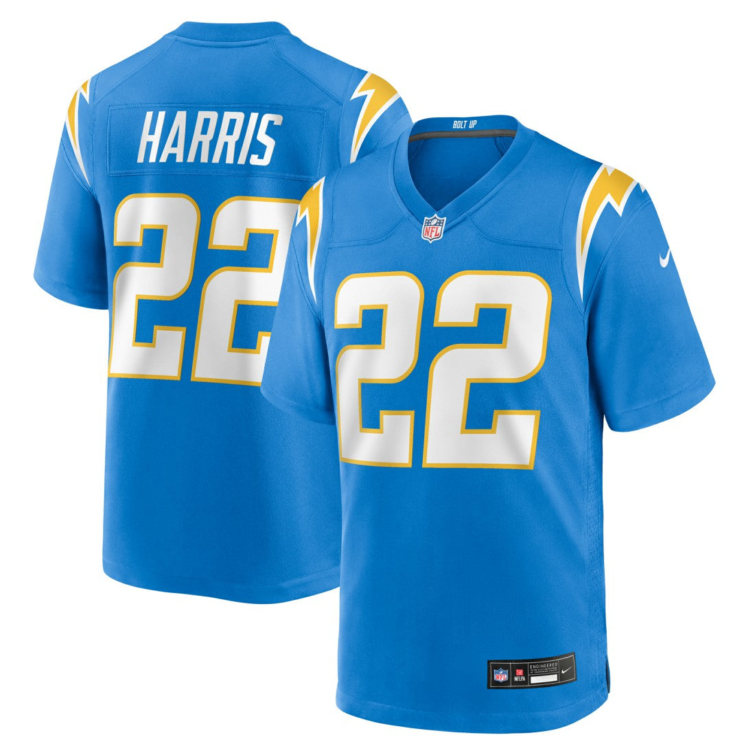 Najee Harris Los Angeles Chargers Game Player Jersey Powder Blue - Nike