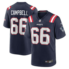 Will Campbell New England Patriots 2025 NFL Draft First Round Pick Game Jersey Navy - Nike