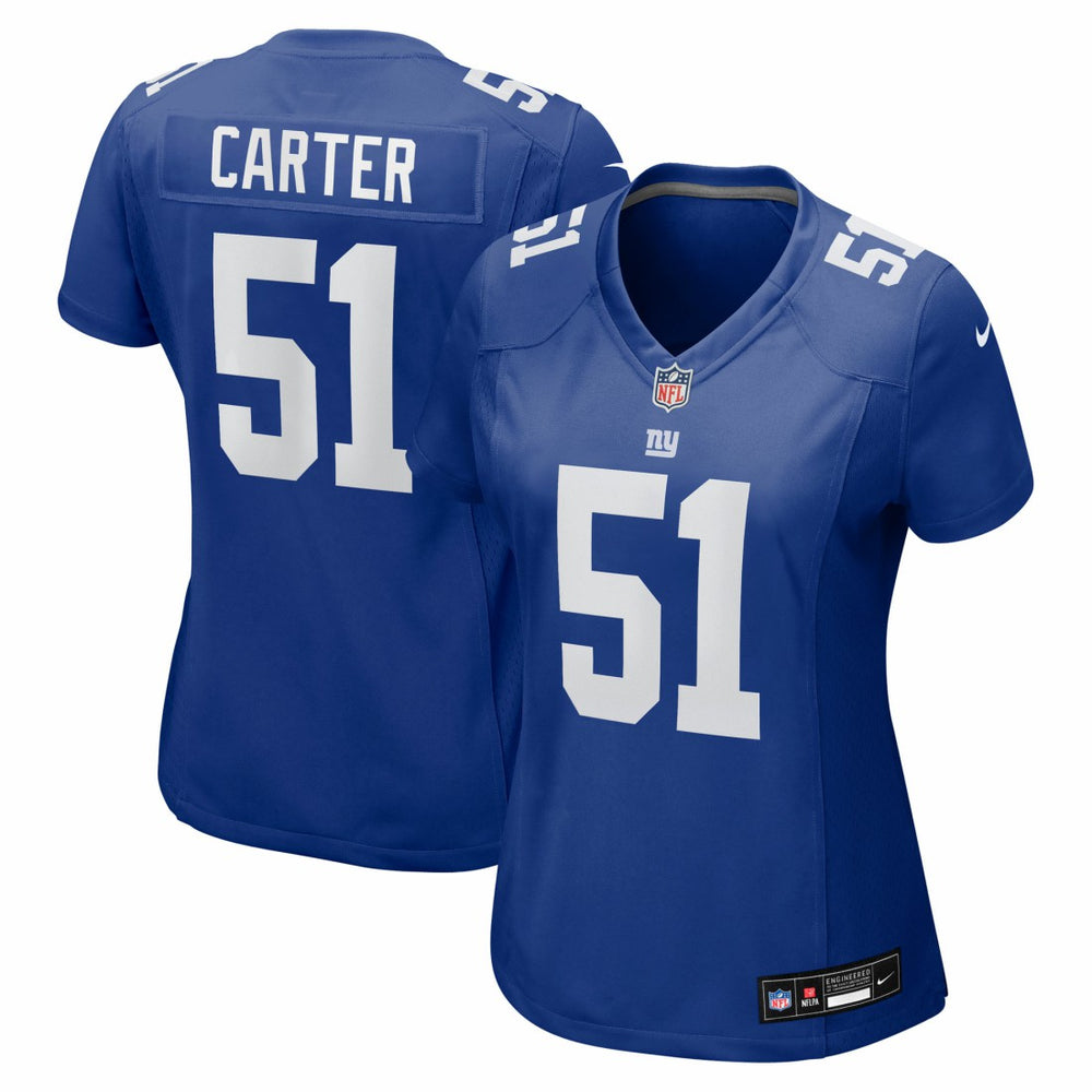 Abdul Carter New York Giants Women's First Round Pick Game Jersey Royal - Nike