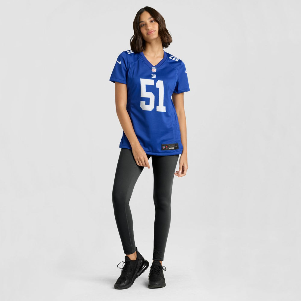 Abdul Carter New York Giants Women's First Round Pick Game Jersey Royal - Nike