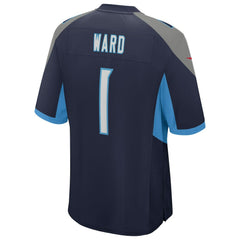 Cameron Ward Tennessee Titans 2025 NFL Draft First Round Pick Alternate Game Jersey Navy - Nike