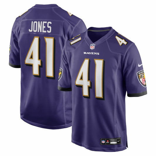 Dre'Mont Jones Baltimore Ravens Team Game Jersey - Purple | NFL Jerseys